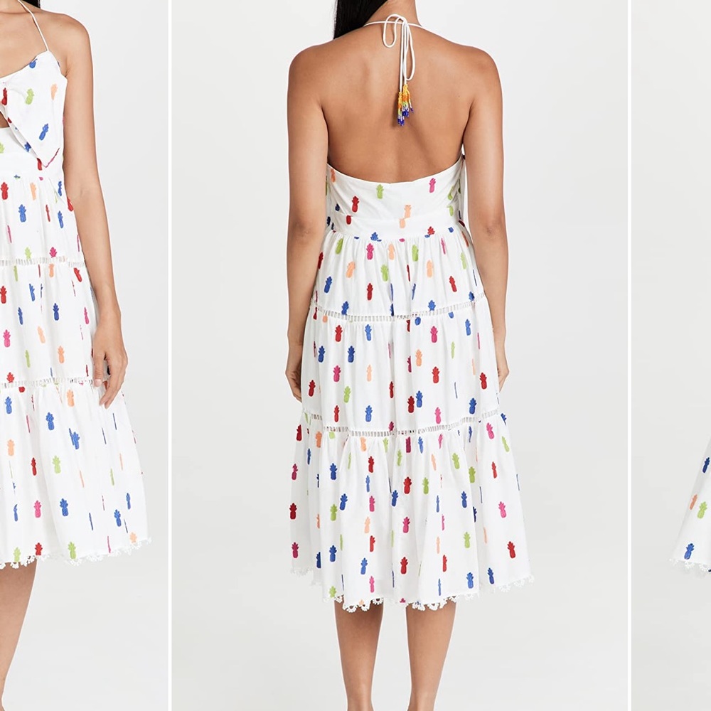 FARM RIO**Multicolor Pineapple Midi Dress***XS,S $389 - Picture 2 of 9